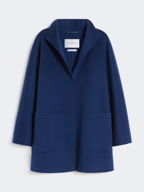 Max Mara EDILE Camel wrap coat - CHINA BLUE