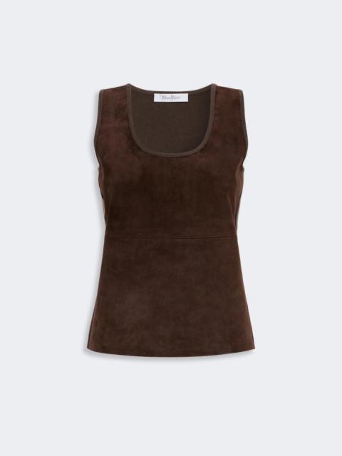Max Mara ACCORDO Wool and cashmere top - MUD