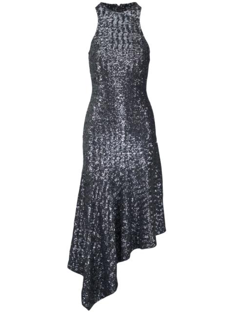 MICHAEL KORS lurex asymmetric dress