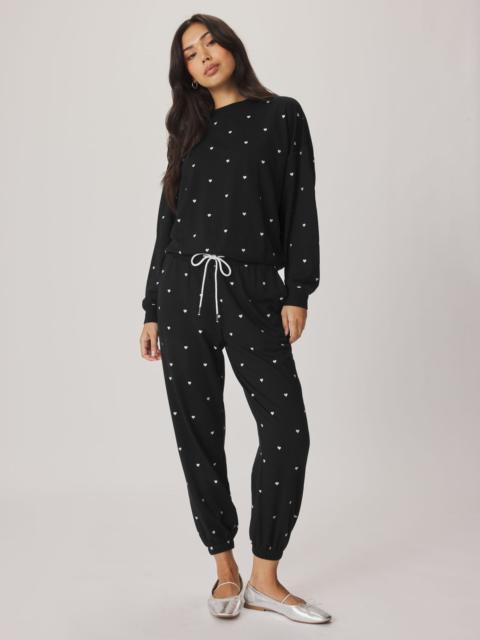 Splendid Love Lounge Embroidered Pullover