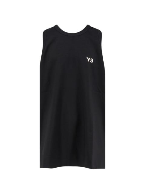 Y-3 logo-print tank top