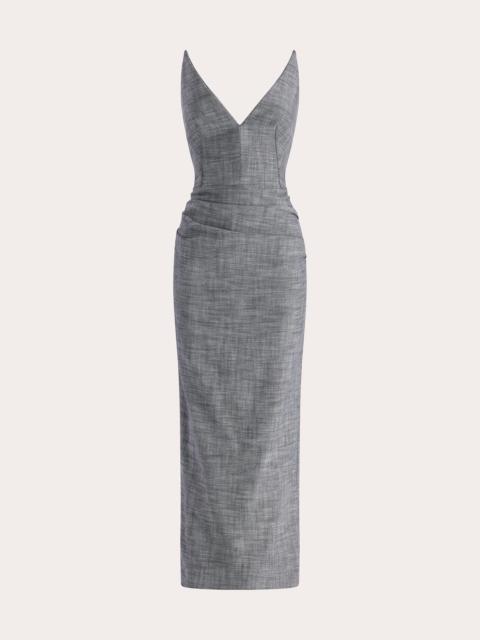 MATICEVSKI Saucy Minx Strapless Cotton Dress