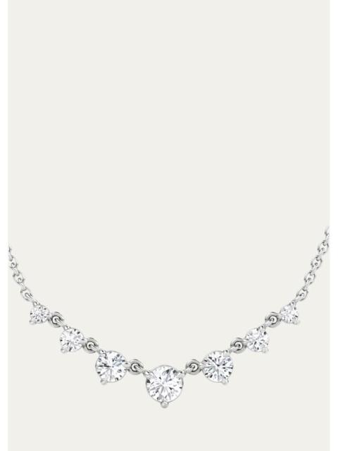 VRAI 14K White Gold Lab-Grown Diamond Linked Tennis Necklace