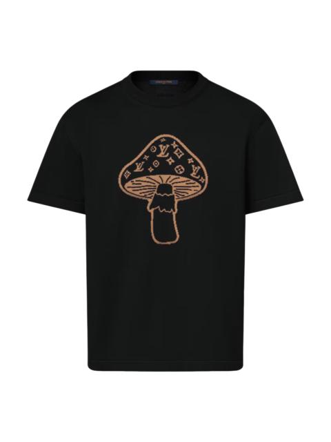 Louis Vuitton LOUIS VUITTON Short-Sleeved Intarsia Crewneck T-shirt 'Intarsia Mushroom' 1AJBUX