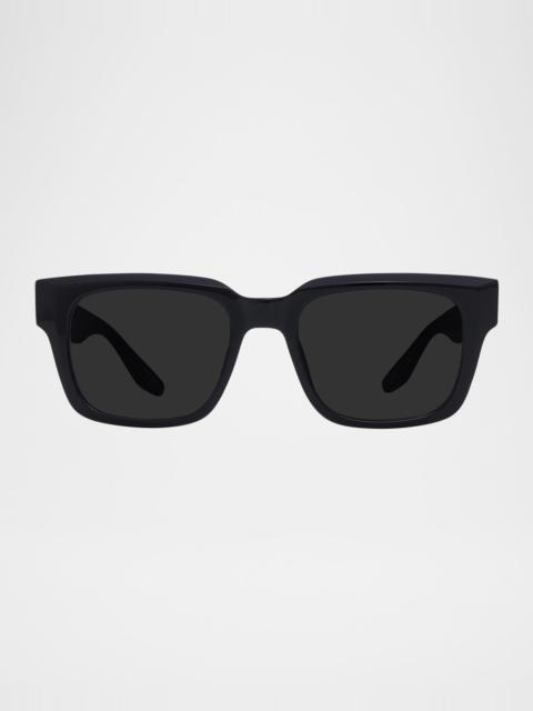 BARTON PERREIRA Men's Zander Plastic Square Sunglasses