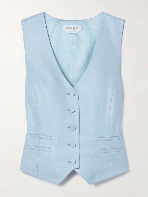 GABRIELA HEARST Coleridge wool, silk and linen-blend vest