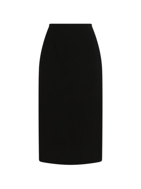 Dolce & Gabbana double wool crêpe skirt