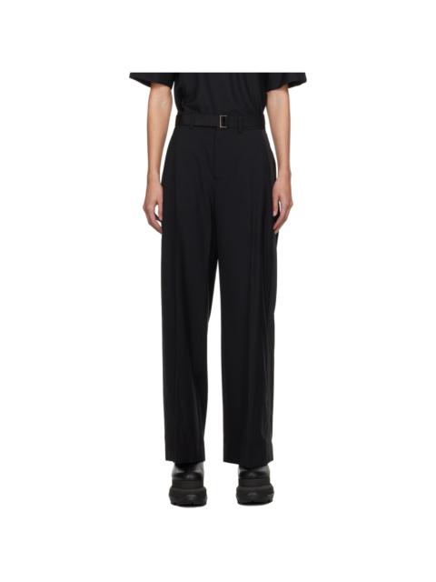 sacai Black Suiting Trousers