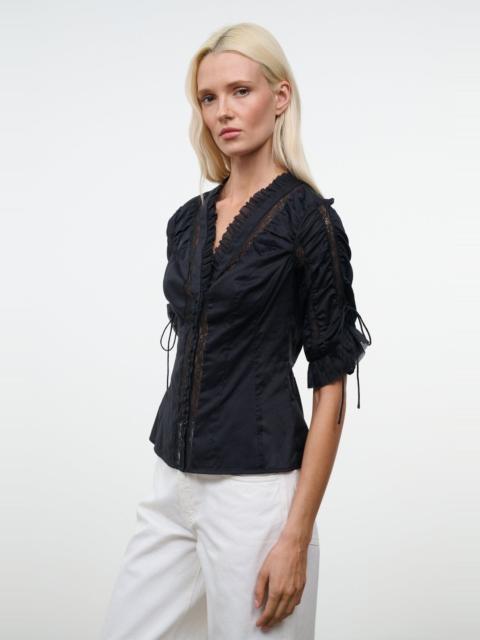 STAUD STAUD PAOLINA TOP BLACK