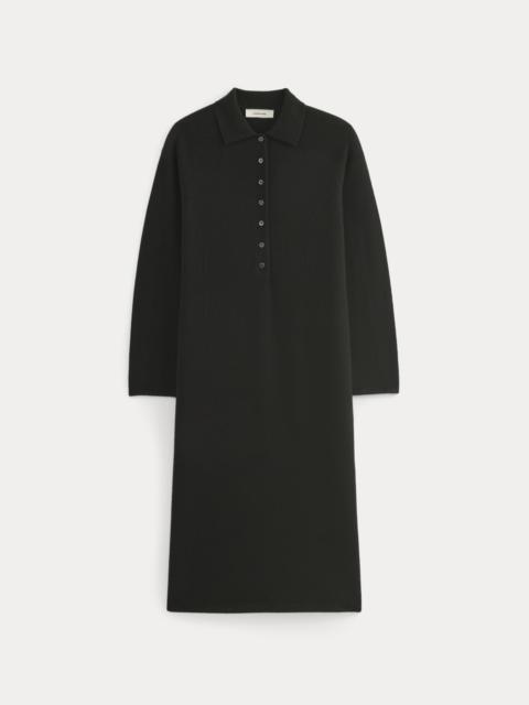 EVERLANE CASHMERE POLO MIDI DRESS