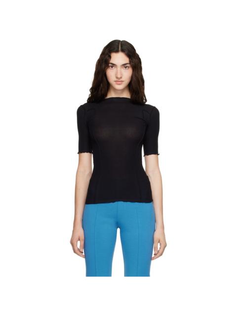 BASERANGE Black Omato 3/4 T-shirt