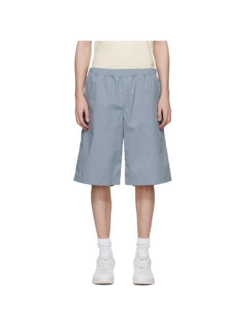 RIER Blue Bermuda Cotton Shorts