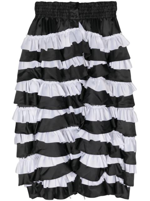 Noir Kei Ninomiya Polyester Twill Skirt