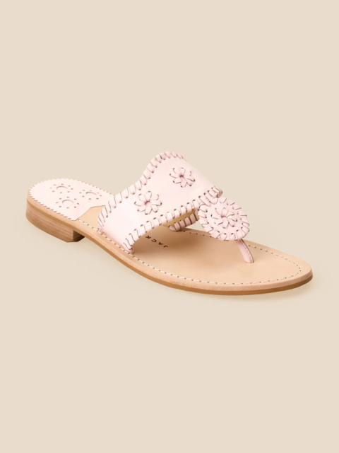 Brooks Brothers Jack Rogers Jacks Leather Flat Sandal