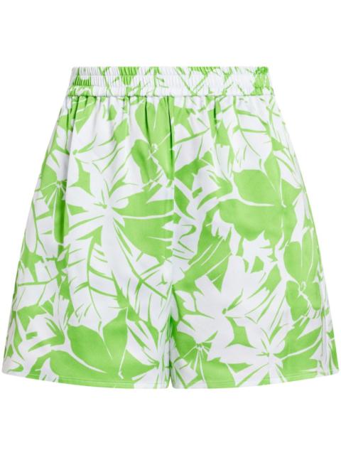 MICHAEL KORS Palm elasticated-waist shorts