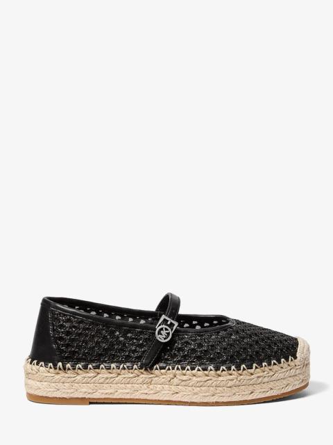MICHAEL KORS Belina Signature Logo Platform Espadrille