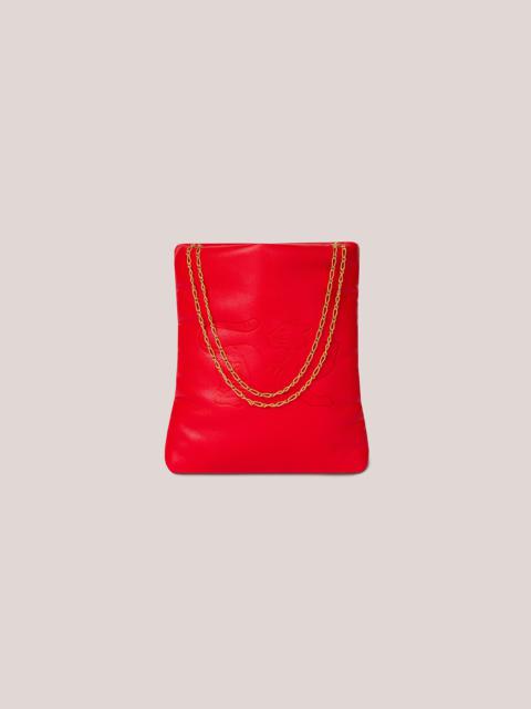 Nanushka NOELANI - Vegan leather chain handle bag - Red