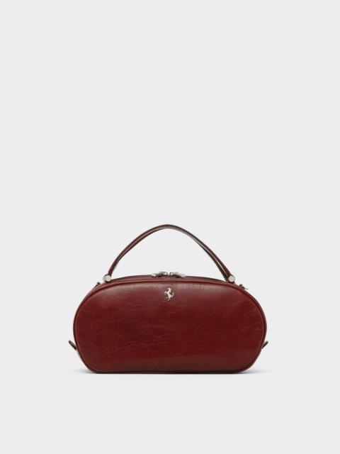 Ferrari Ferrari Dino Mini Bowling Bag Soft in semi-gloss leather