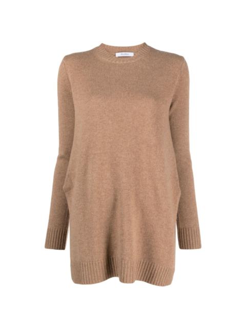 fine-knit cashmere jumper