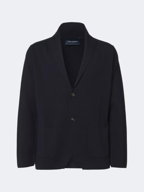 THOM SWEENEY Knitted wool blazer