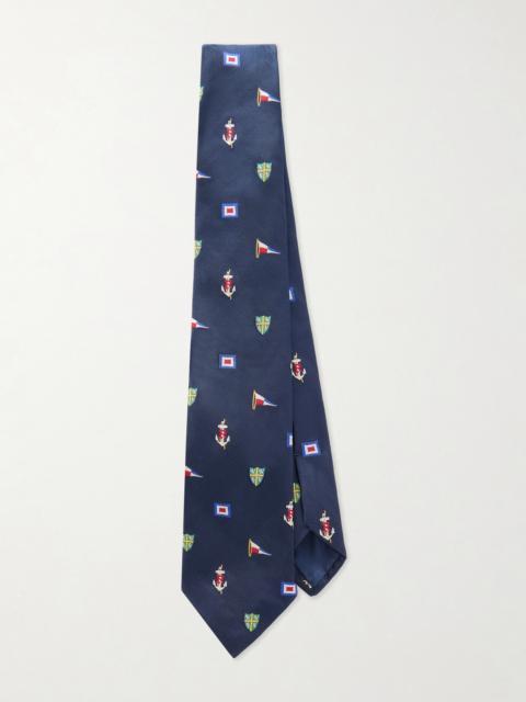 Polo Ralph Lauren 8cm Embroidered Silk Tie