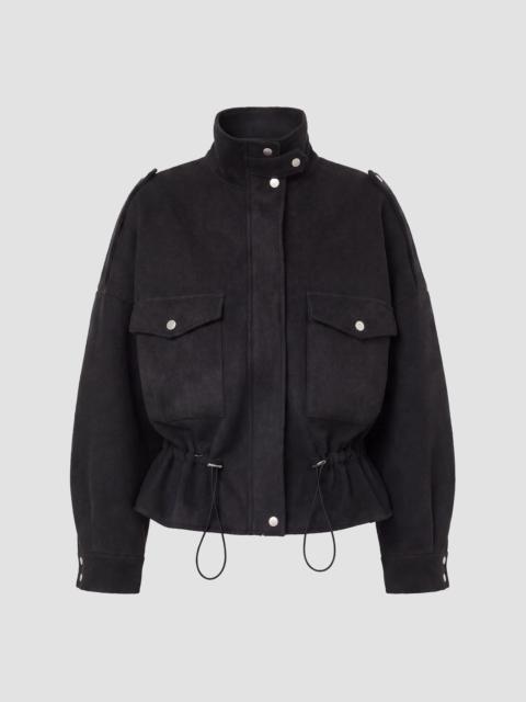 NICHOLAS Women's Ciara Drawcord Blouson Jacket - Carbon