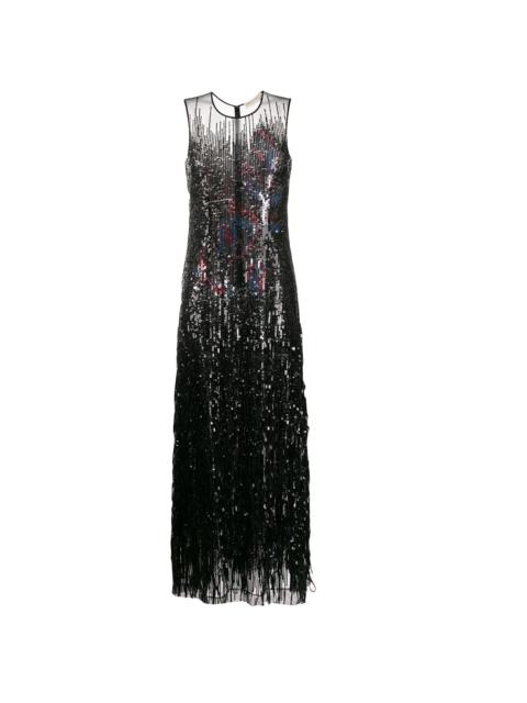 PUCCI 꽃 motif sequin 가운
