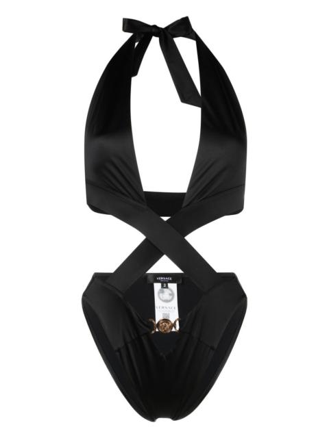VERSACE Medusa tie-fastening one-piece