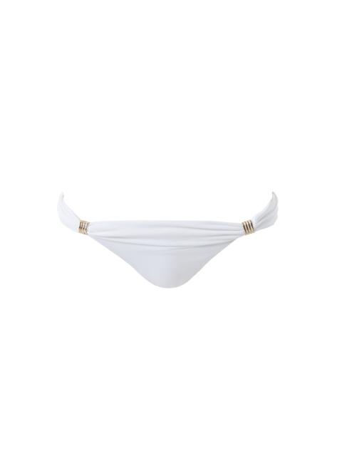 MELISSA ODABASH GRENADA WHITE BIKINI BOTTOM