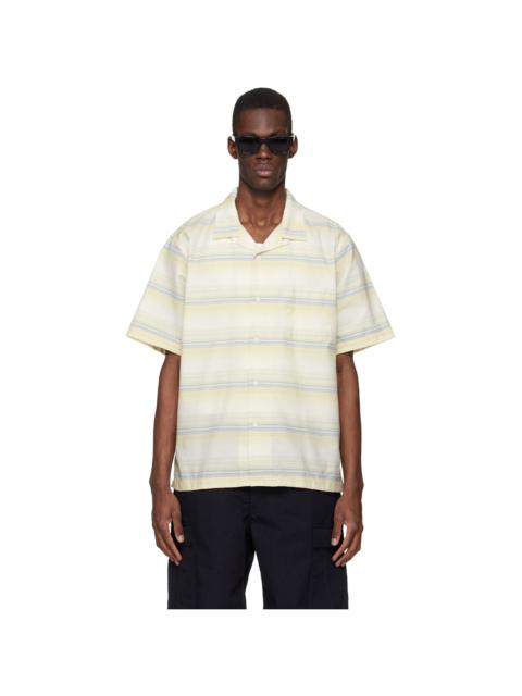 Nanamica Yellow Open Collar Pique S/S Shirt