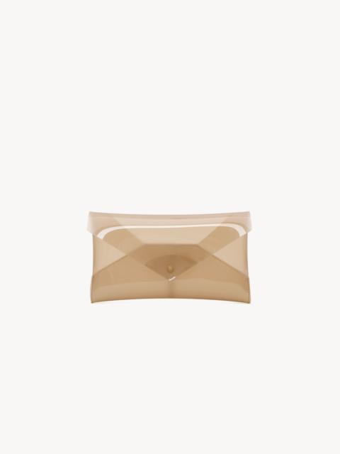 SAINT LAURENT LETTER SMALL POUCH IN VINYL