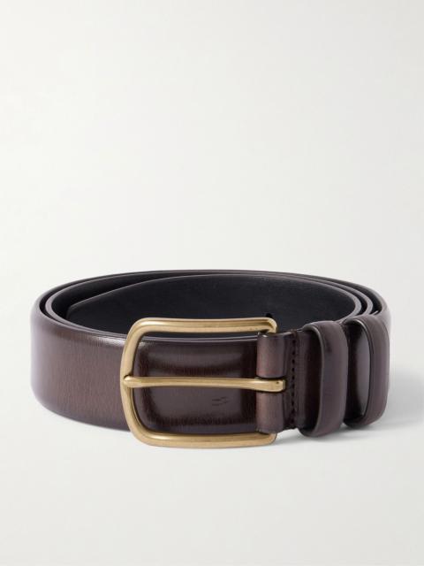 OFFICINE CREATIVE 3.5cm Leather Belt Brown