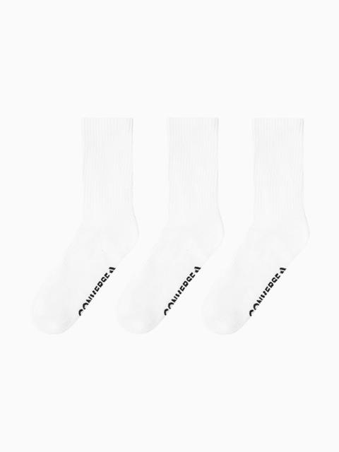 Converse 3-Pack Wordmark Half-Crew Socks