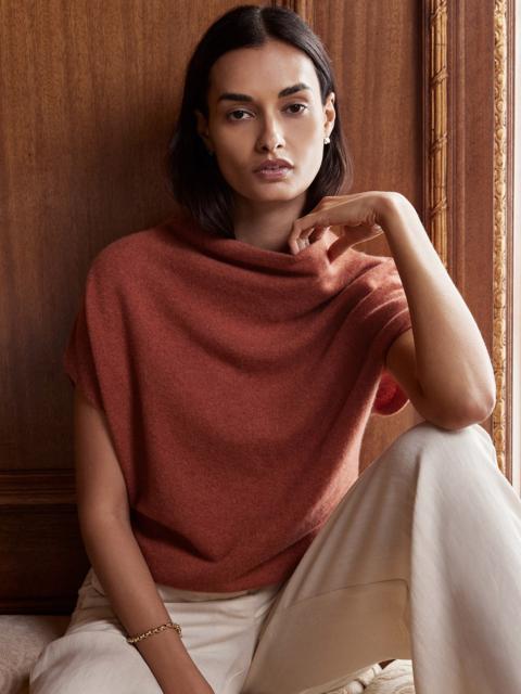 BROCHU WALKER The Morten Funnel Neck Cashmere Top