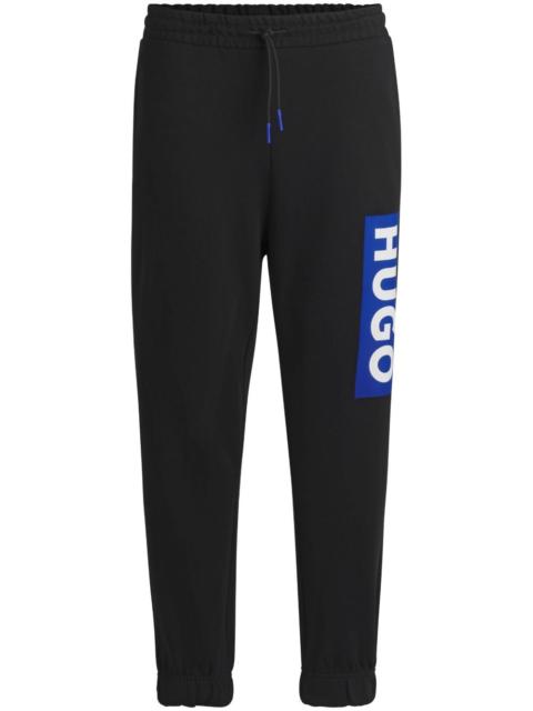 HUGO logo-print cotton track pants