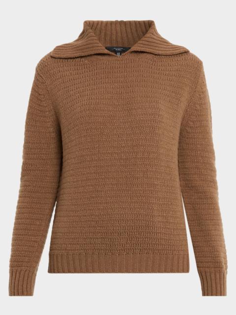 WEEKEND Max Mara Egoista Wool Knit Collared Sweater