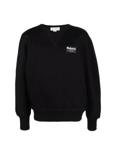 Alexander McQueen logo-patch sweatshirt