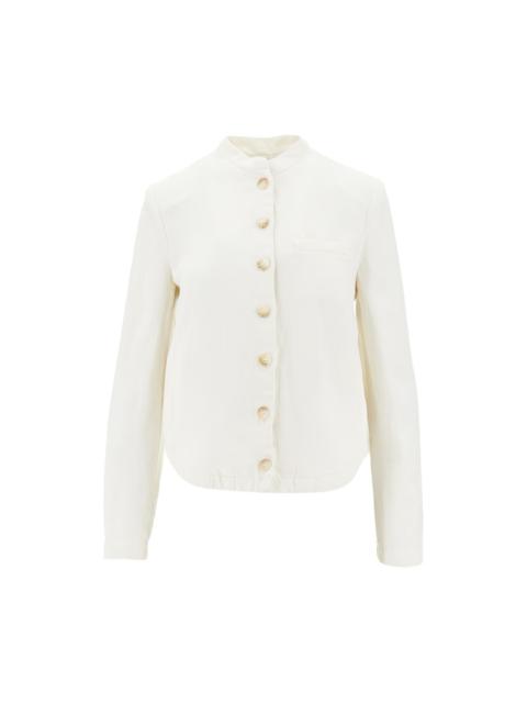 EMPORIO ARMANI Linen blend jacket