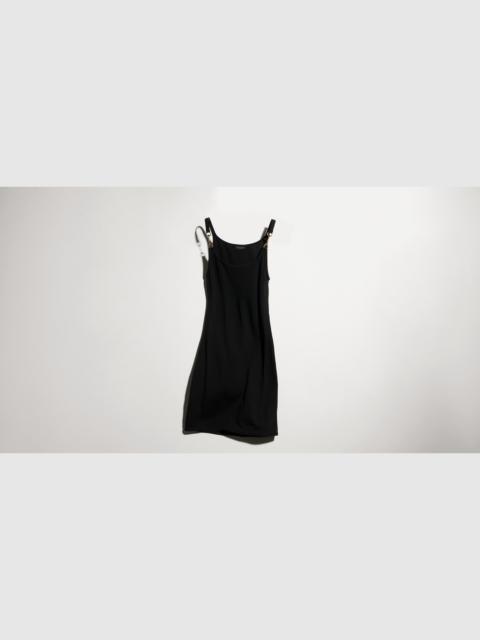 GUCCI Viscose crêpe jersey dress with Horsebit