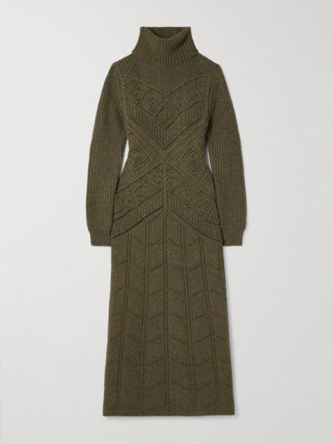 Loro Piana Cashmere Turtleneck Maxi Dress