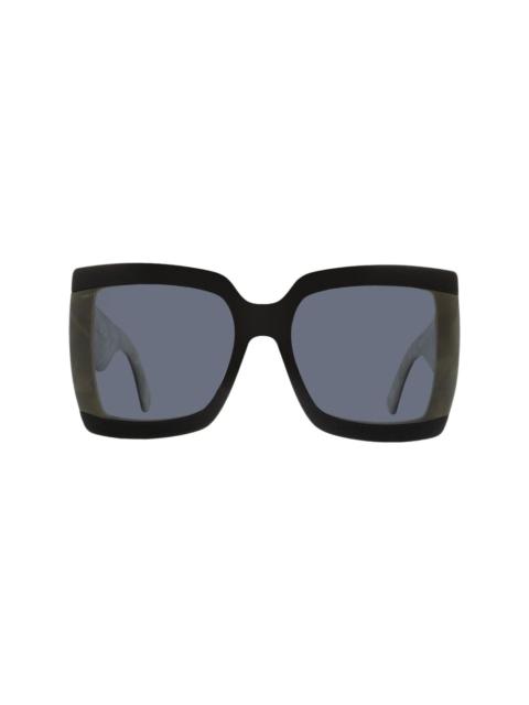 JIMMY CHOO Renee square-frame sunglasses