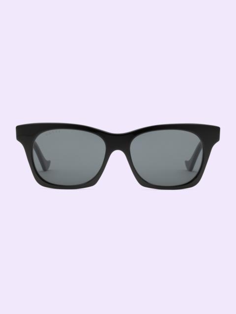 Rectangular frame sunglasses