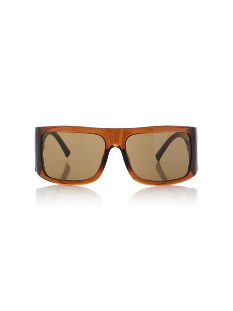 Andre Acetate Mask Sunglasses brown
