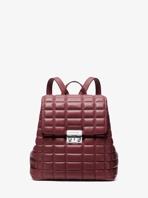 MICHAEL KORS Tribeca Small Quilted Leather Backpack