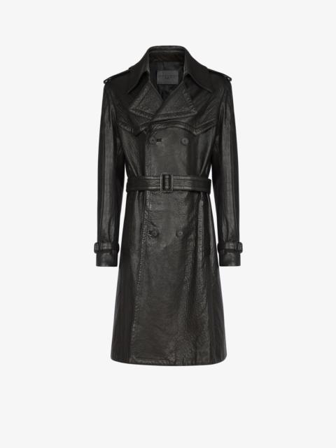 Givenchy Trench in smooth leather with belt