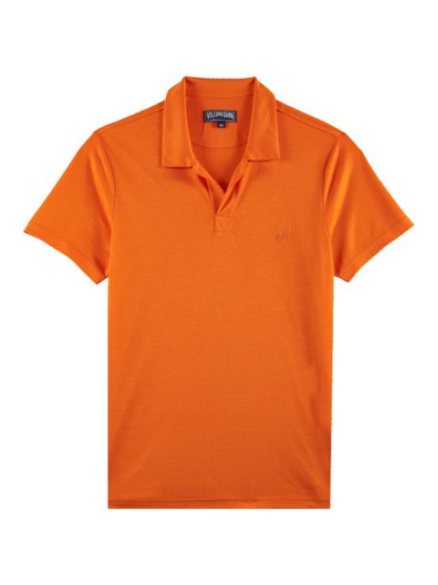 Vilebrequin Men Tencel Polo Shirt Solid