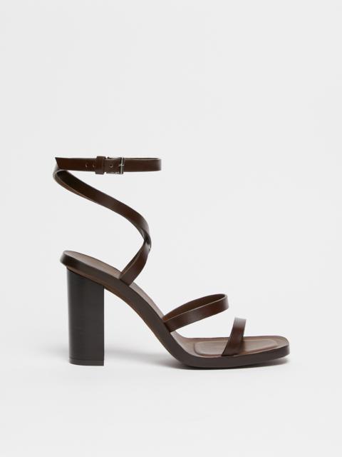 Max Mara JUTTALSANDAL Smooth leather sandals