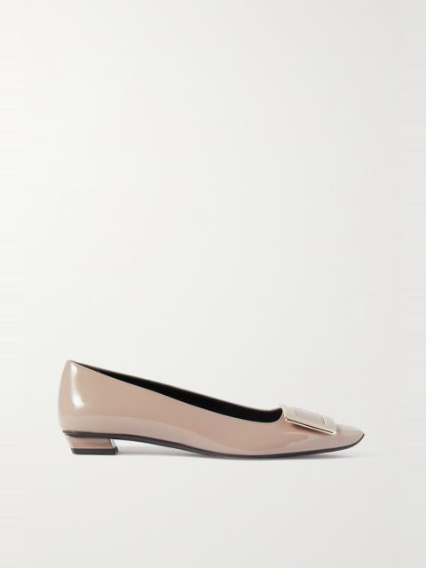 Roger Vivier Belle Vivier patent-leather ballet flats