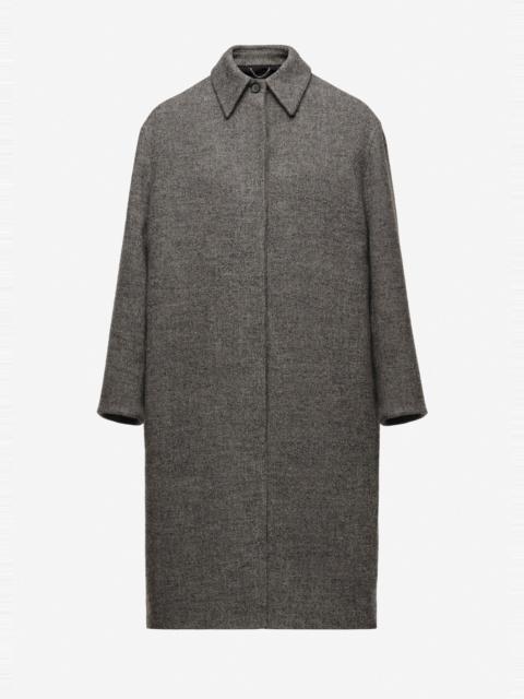 MAGDA BUTRYM Straight wool blend coat in grey