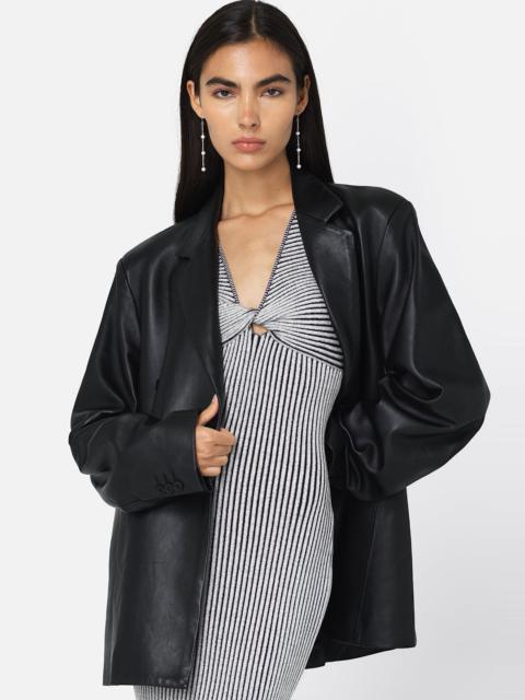 John Elliott PIPER SILK RIB TWIST DRESS